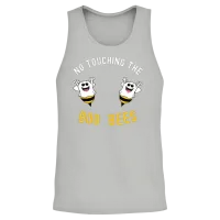No Touching the Boo Bees Unisex Tank Top - Ash – 2