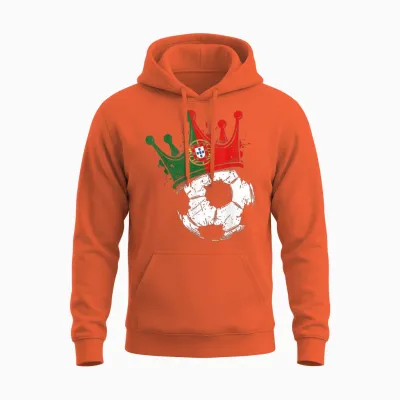 Portuguese Flag Fantasy Portugal Unisex Hoodie - Orange