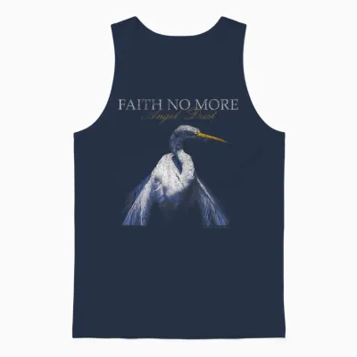 Offiziell Faith No More Angel Dust Alternative Metal Band Unisex Tank Top - Navy