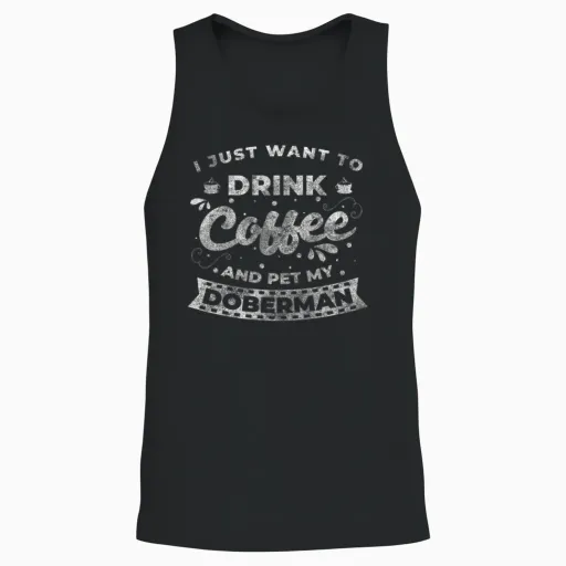 Fighting Dog Puppy Dog Owner Unisex Tank Top - Black
