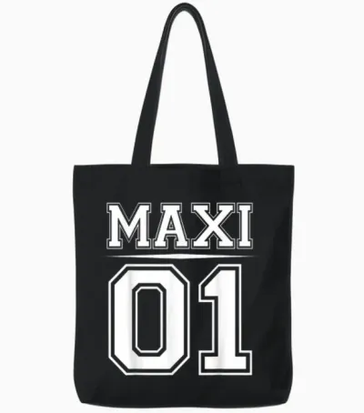 Maxi 01 Familien Outfit | Mutter Vater Kind Set Partnerlook Tote Bags - Black