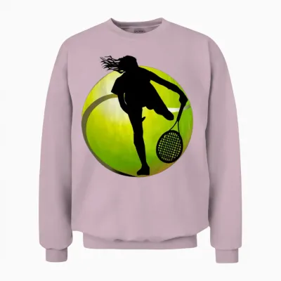Tennis,tennis Player,woman Tennis Player T-Shirts Unisex Sweatshirt - Light Pink