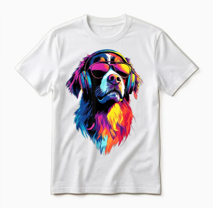 Bernese Mountain Dog Schweizer Sennenhund Swiss Cattle Dogs T-Shirt, Black, S Unisex T-Shirt in White