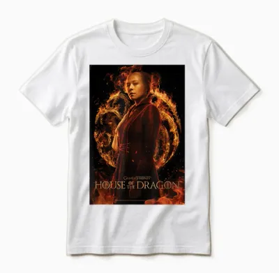 House of the Dragon Rhaenyras Unisex T-Shirt - White