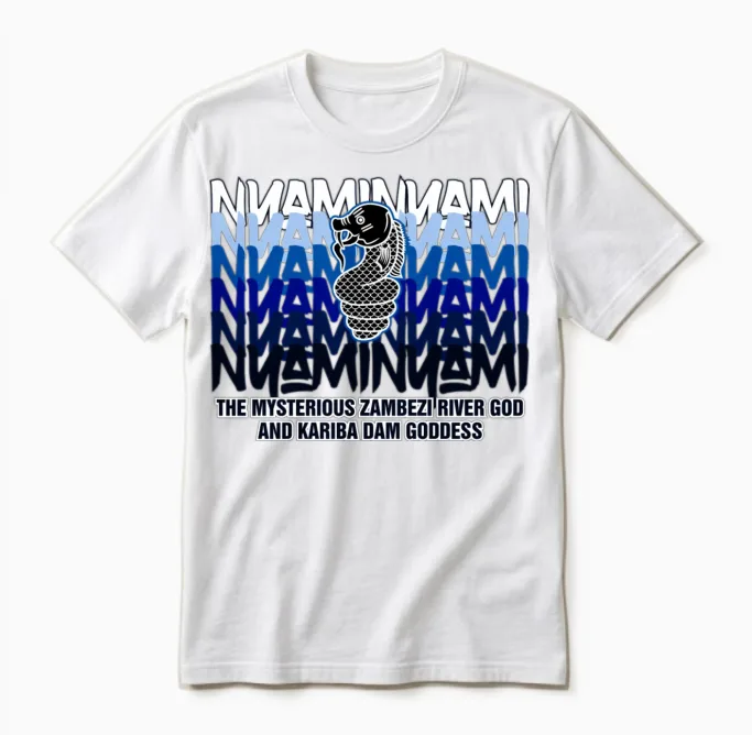 Nyaminyami Water Colors Unisex T-Shirt in White