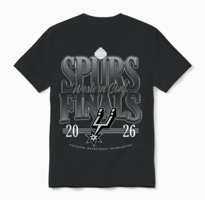 Nba 2026 Western Conference Finals Spurs Next Level Unisex T-Shirt - Black
