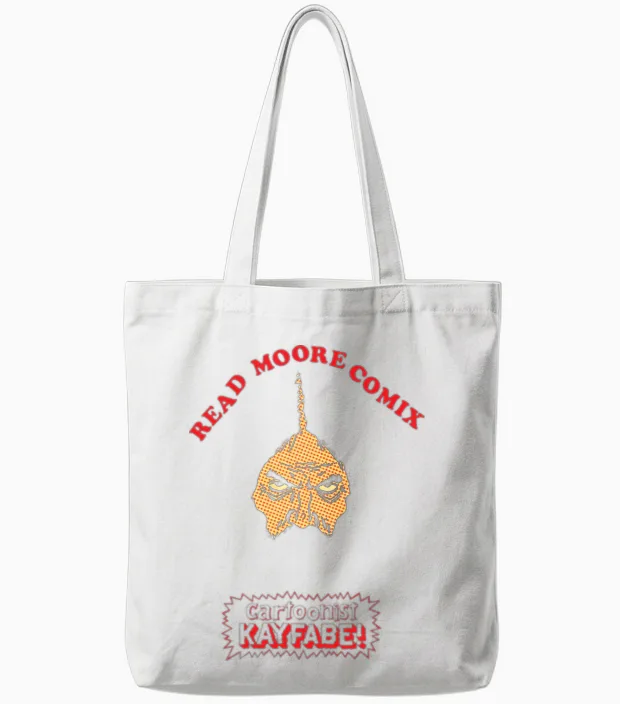 Read Moore Comix - Books & Reading Tote Bags in White
