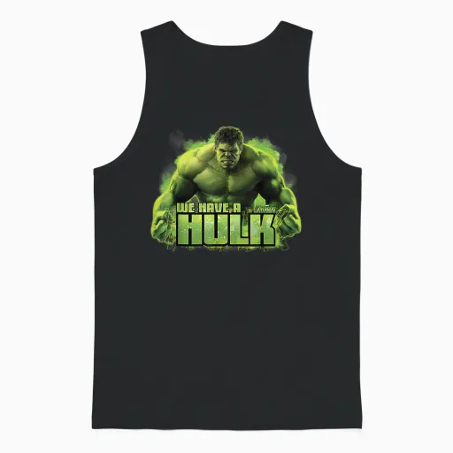 Marvel Infinity War We Have a Hulk Grafik-T-Shirt Unisex Tank Top in Black