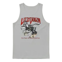 Lizzy Dragon with Youtube Channel Unisex Tank Top - Ash – 1