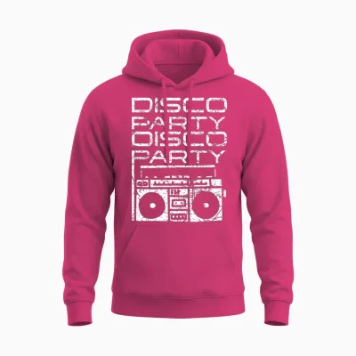 Disco Party Unisex Hoodie - Heliconia