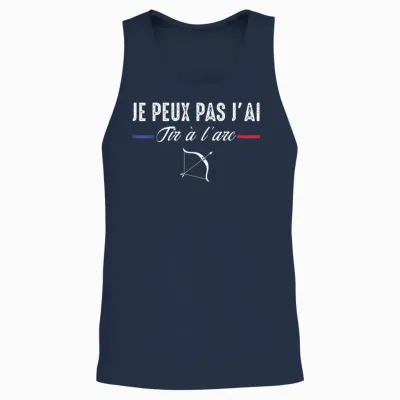 Archery I Can Not I Have Archery Archer Archery T-Shirt, Black, S Unisex Tank Top - Navy