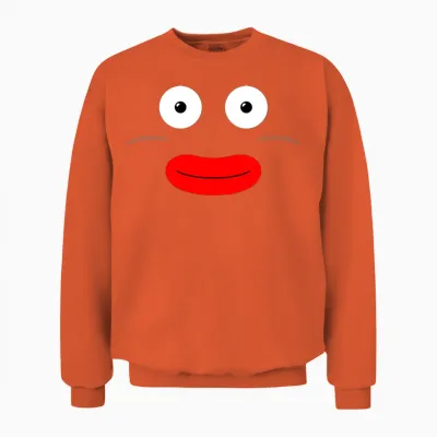 (db) Mr Popo+ Unisex Sweatshirt - Orange