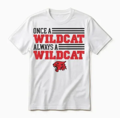 High School Musical Once Wildcat Always Unisex T-Shirt - White