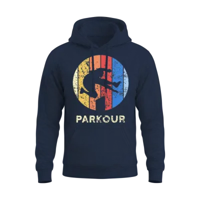 Parkour Unisex Hoodie - Navy