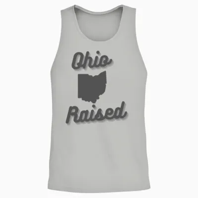 Ohio Raised Grey Grey Unisex Tank Top - Ash