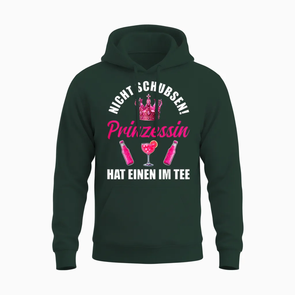 Princess Not Pushing Jga Party Mallorca Malle Saufen T-Shirt, Black Unisex Hoodie in Forest