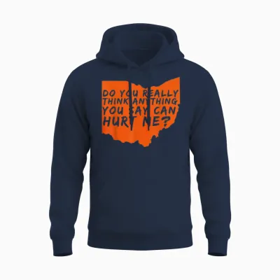 Being a Cleveland Fan T-Shirt - Funny Sports Unisex Hoodie - Navy