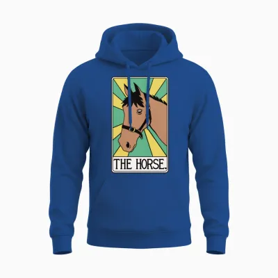The Horse Tarot Card Unisex Hoodie - Royal