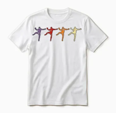 Handball Retro Unisex T-Shirt - White