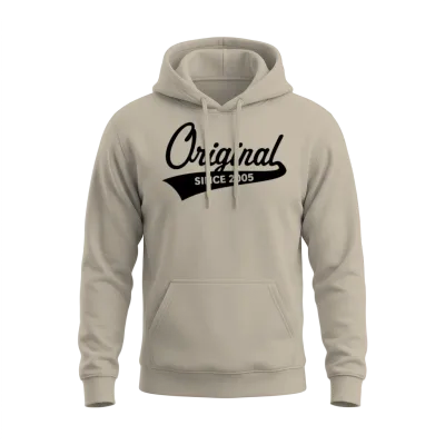 Original Since 2005 (year of Birth, Birthday / B) Unisex Hoodie - Sand