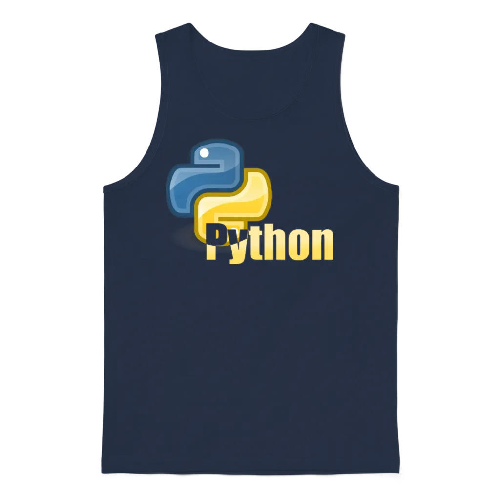 Python Unisex Tank Top - Navy