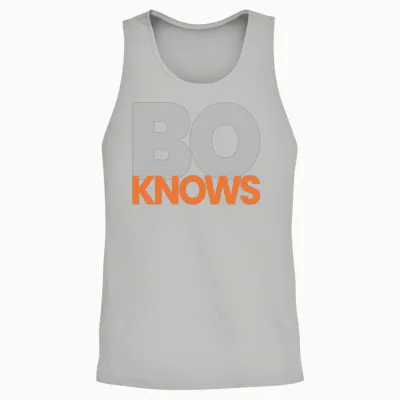 Bo Knows Unisex Tank Top - Ash