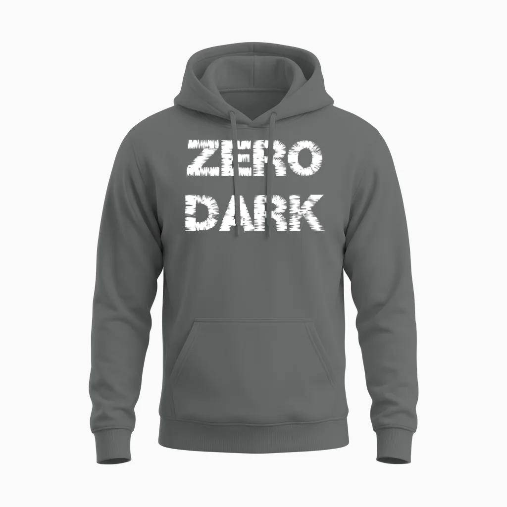 Zero Dark Logo Unisex Hoodie - Graphite Heather