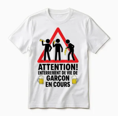Bachelor Party Funny Team Evg Married Unisex T-Shirt - White