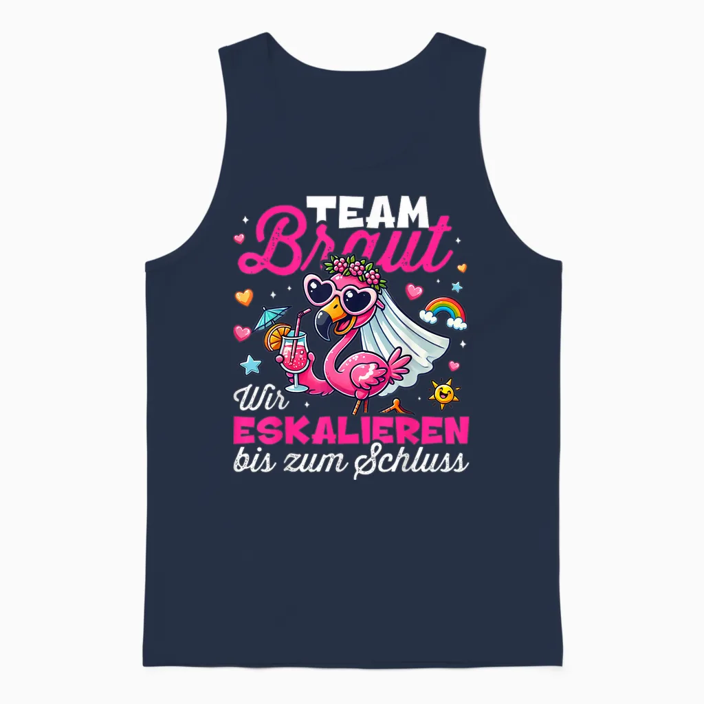 Jga Women's T-Shirt Team Bride Stag Night Women T-Shirt, Black, S Unisex Tank Top in Navy