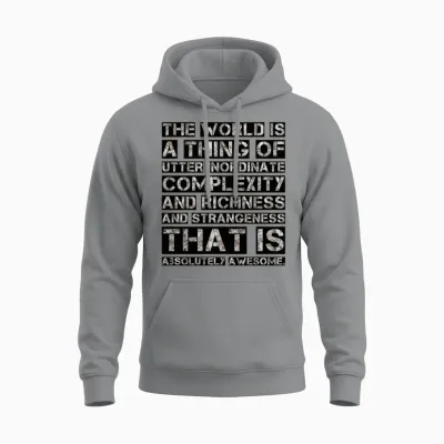 Awesome Funny Quotes Unisex Hoodie - Sport Grey