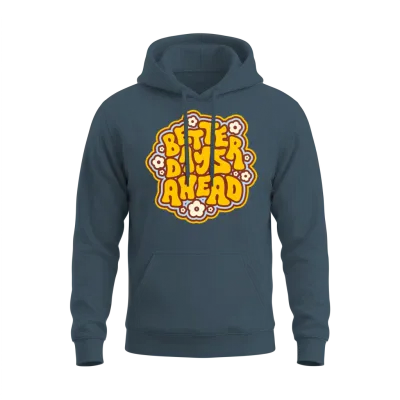 Retro Style Unisex Hoodie - Dark Heather