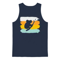 Koala Retro Unisex Tank Top - Navy – 1