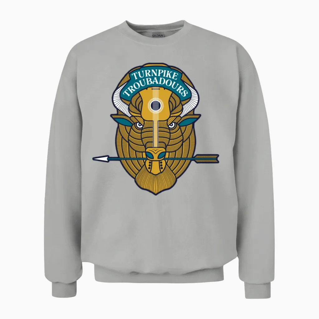 Turnpike Troubadours Country Music Unisex Sweatshirt in Ash