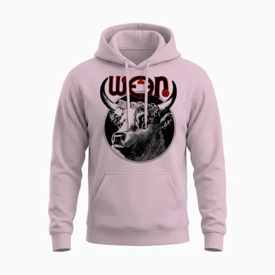 Ween Ox Unisex Hoodie - Light Pink