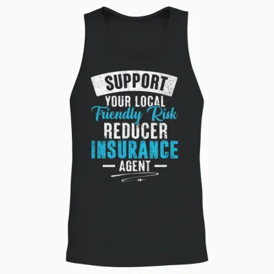 Funny Broker Unisex Tank Top - Black