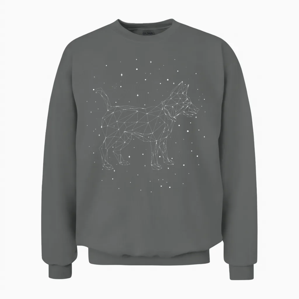 Sternbild Dog Constellation Dog Mom Dogfather Dog Unisex Sweatshirt in Graphite Heather