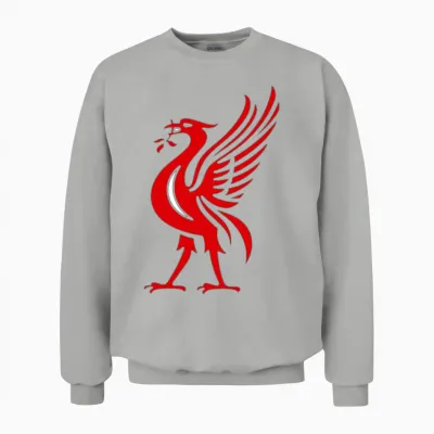 Liverpool Liver Bird Unisex Sweatshirt - Ash