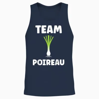 Humour Leek Vegetable Team Leek Unisex Tank Top - Navy