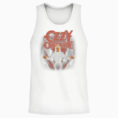 Ozzy Osbourne Demon Shadow Unisex Tank Top - White