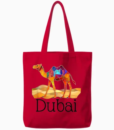 Dubai Tote Bags - Red