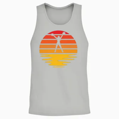 Cheerleading Retro Unisex Tank Top - Ash