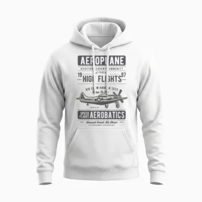 Sky Riders Voltige Avion Amoureux Avion Pilot Unisex Hoodie - White