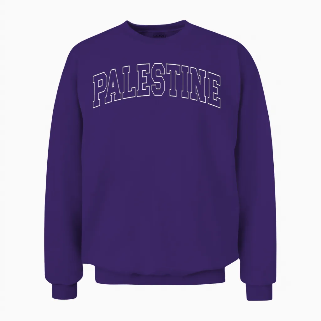 Palestine Varsity College, Universität, Schulcampus Unisex Sweatshirt in Purple
