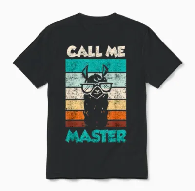Call Me Master 2024 T-Shirt, Black Unisex T-Shirt - Black