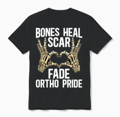 Orthopedic Surgeon Bones Heal Physical Therapist Unisex T-Shirt - Black