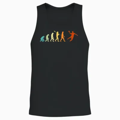 Handball Trikot Kinder Herren Junge Retro Handball Evolution Unisex Tank Top - Black