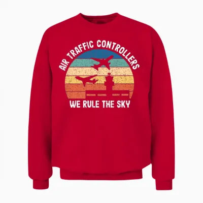 Air Traffic Controller Atc Air Traffic Control Unisex Sweatshirt - Red