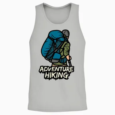 Adventure Hiking Unisex Tank Top - Ash