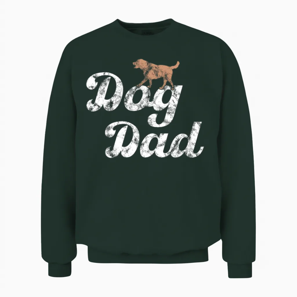 Dog Dad Unisex Sweatshirt in Forest