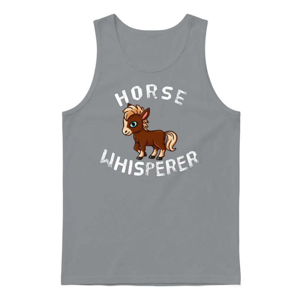 Horse Lover Horse Whisperer Horse Back Riding Unisex Tank Top - Sport Grey